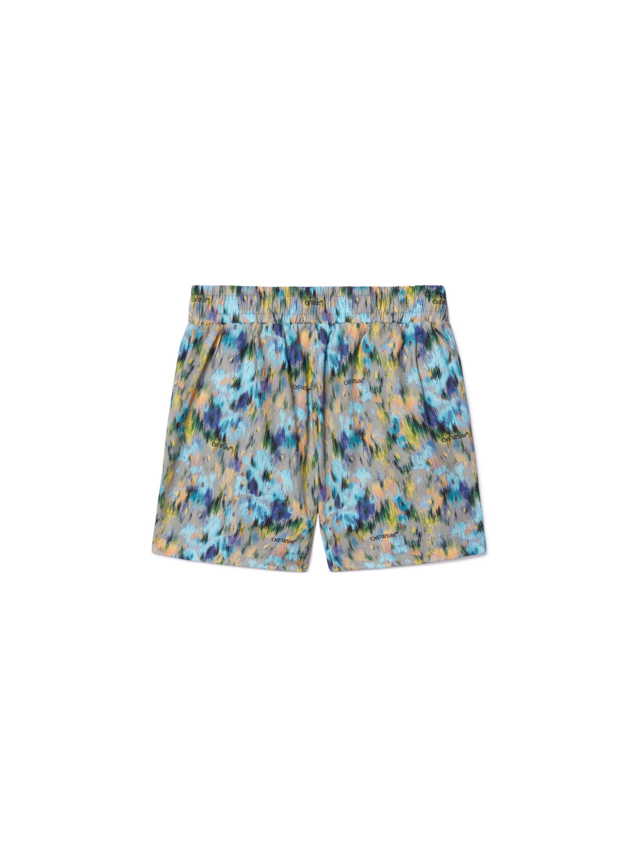 OFF WHITE Watercolor Shorts BLUE OBCB00CS25FAB001