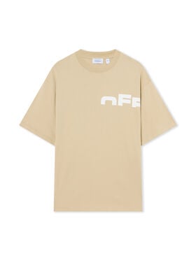 OFF WHITE Off Shared Skate T-Shirt BROWN RICE 44MAA120G5J007
