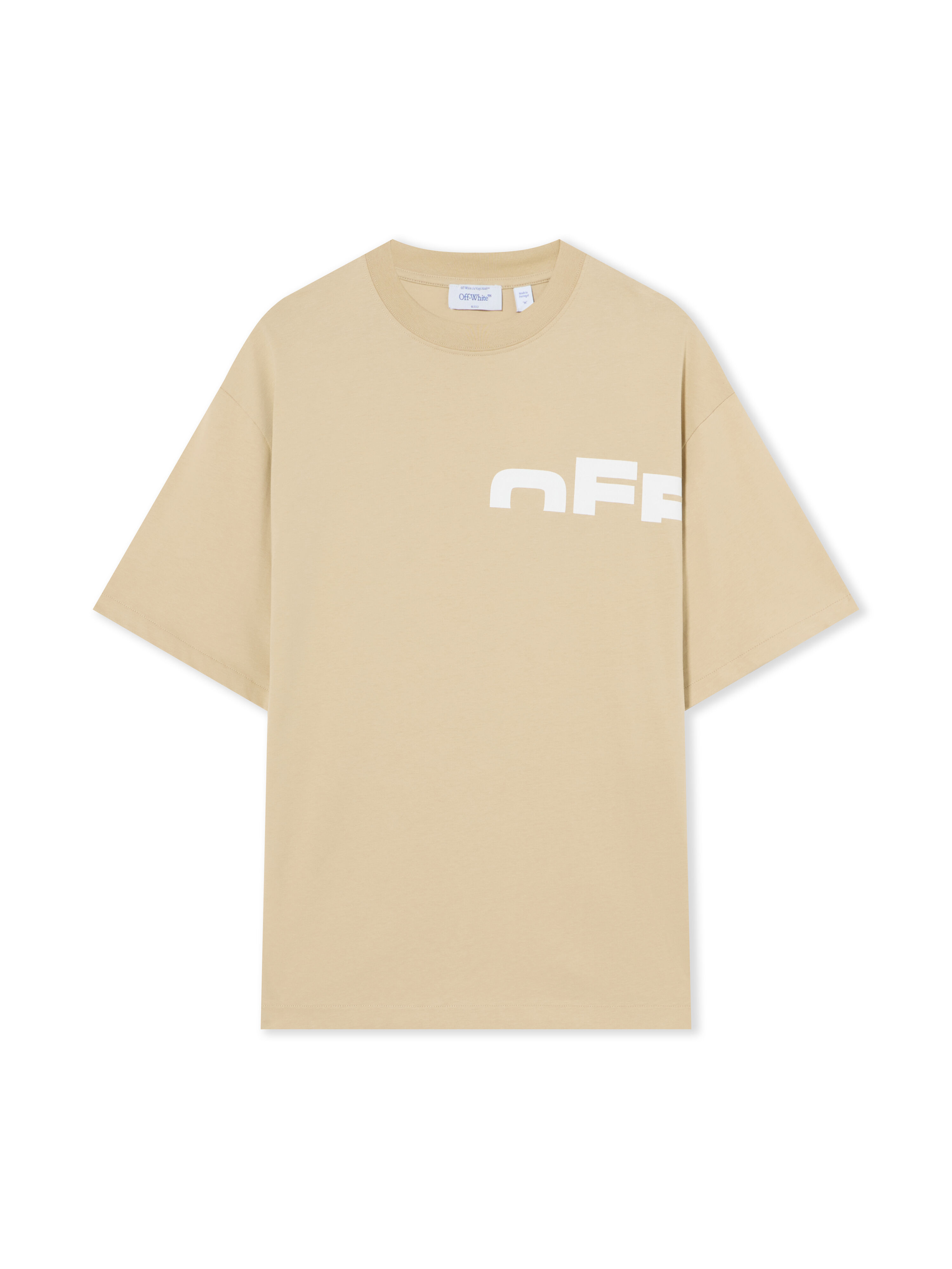 OFF WHITE Off Shared Skate T-Shirt BROWN RICE 44MAA120G5J007