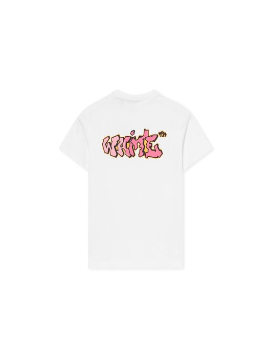 Graffiti Short Sleeve T-Shirt OFF WHITE Graffiti Short Sleeve T-Shirt WHITE 44GAA001F26J004