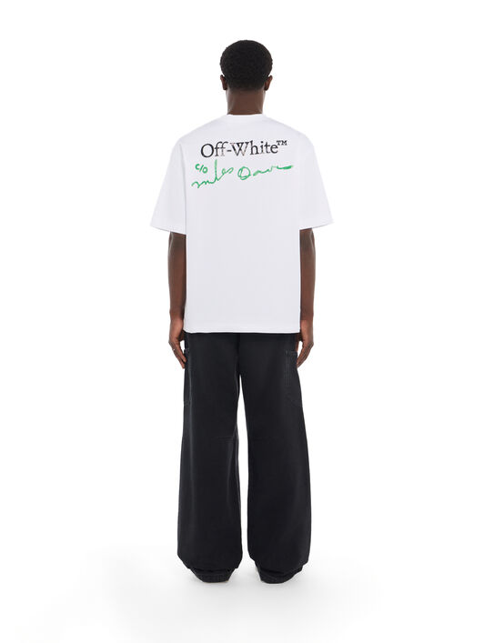 Miles Davis League Skate T-Shirt OFF WHITE Miles Davis League Skate T-Shirt WHITE 44MAA120W26J004