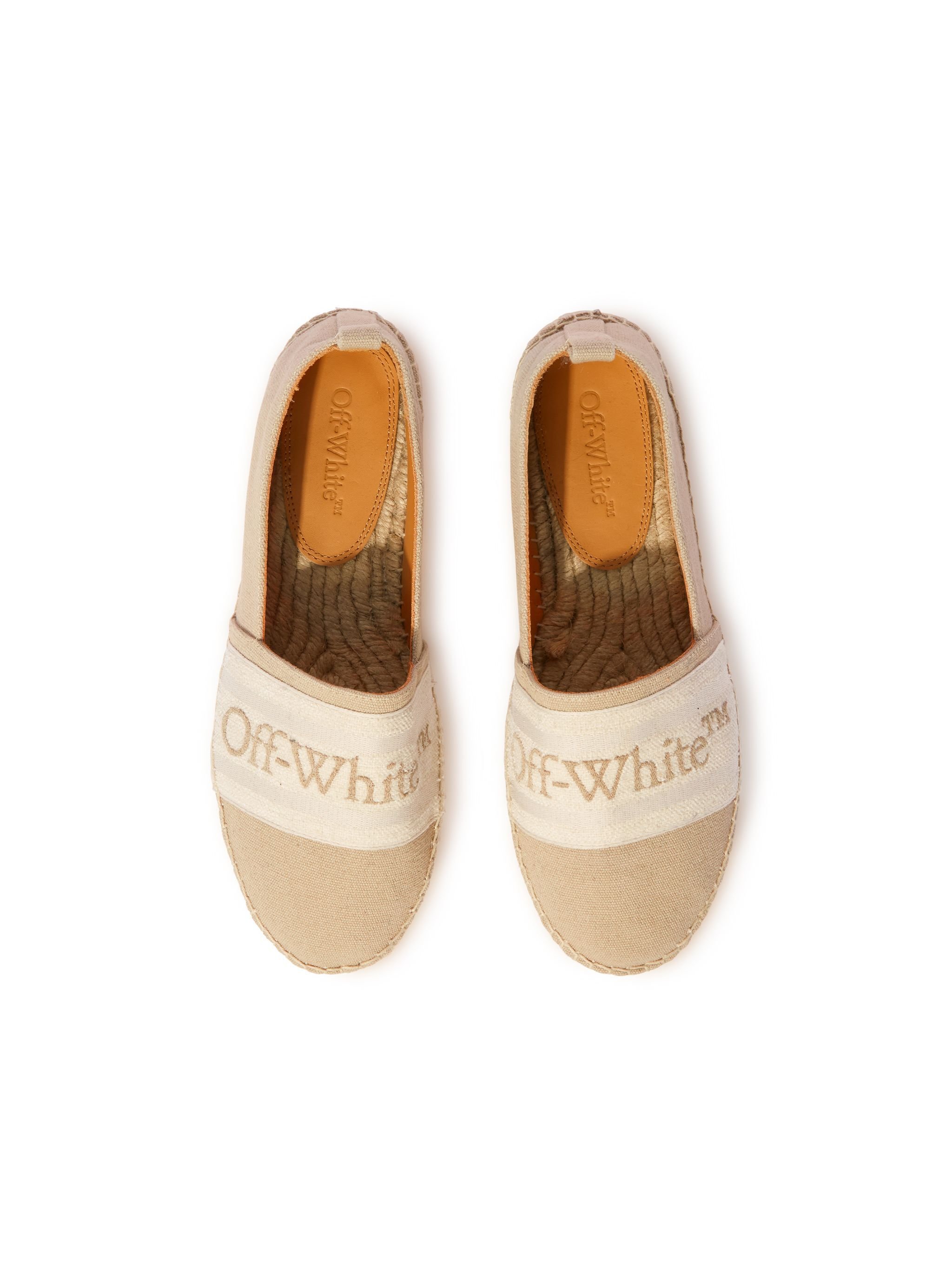 OFF WHITE Bookish Espadrilles NEUTRALS OWIB014C99FAB001