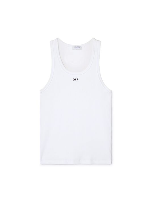 OFF WHITE Top Con Stampa BIANCO OMUY006C99JER001