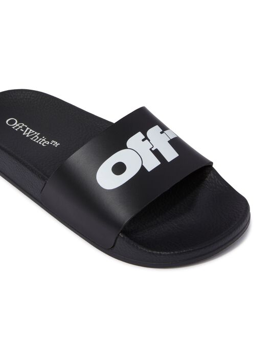 OFF WHITE Slides Con Logo NERO OBIC001S25MAT001