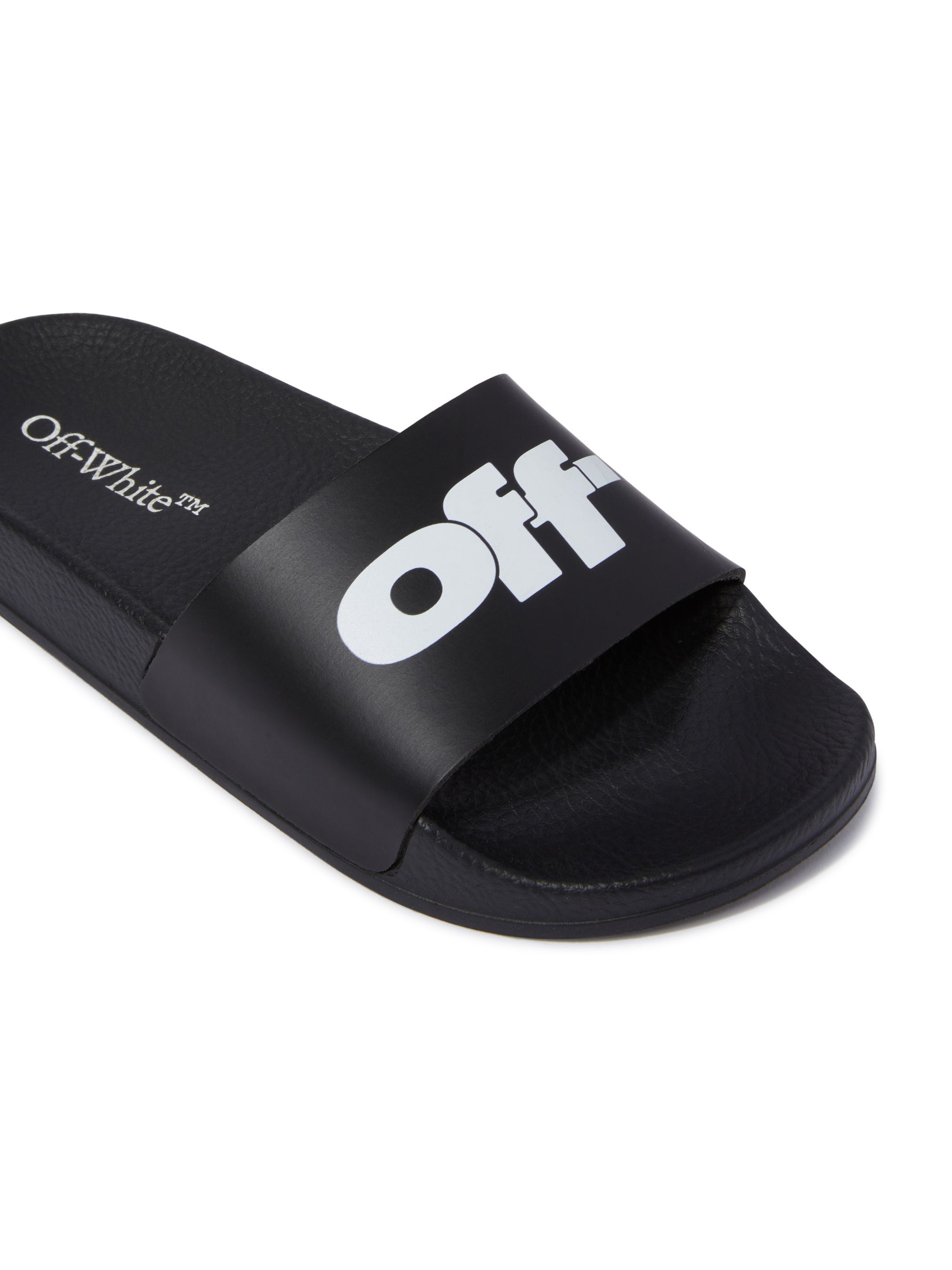 OFF WHITE Slides Con Logo NERO OBIC001S25MAT001