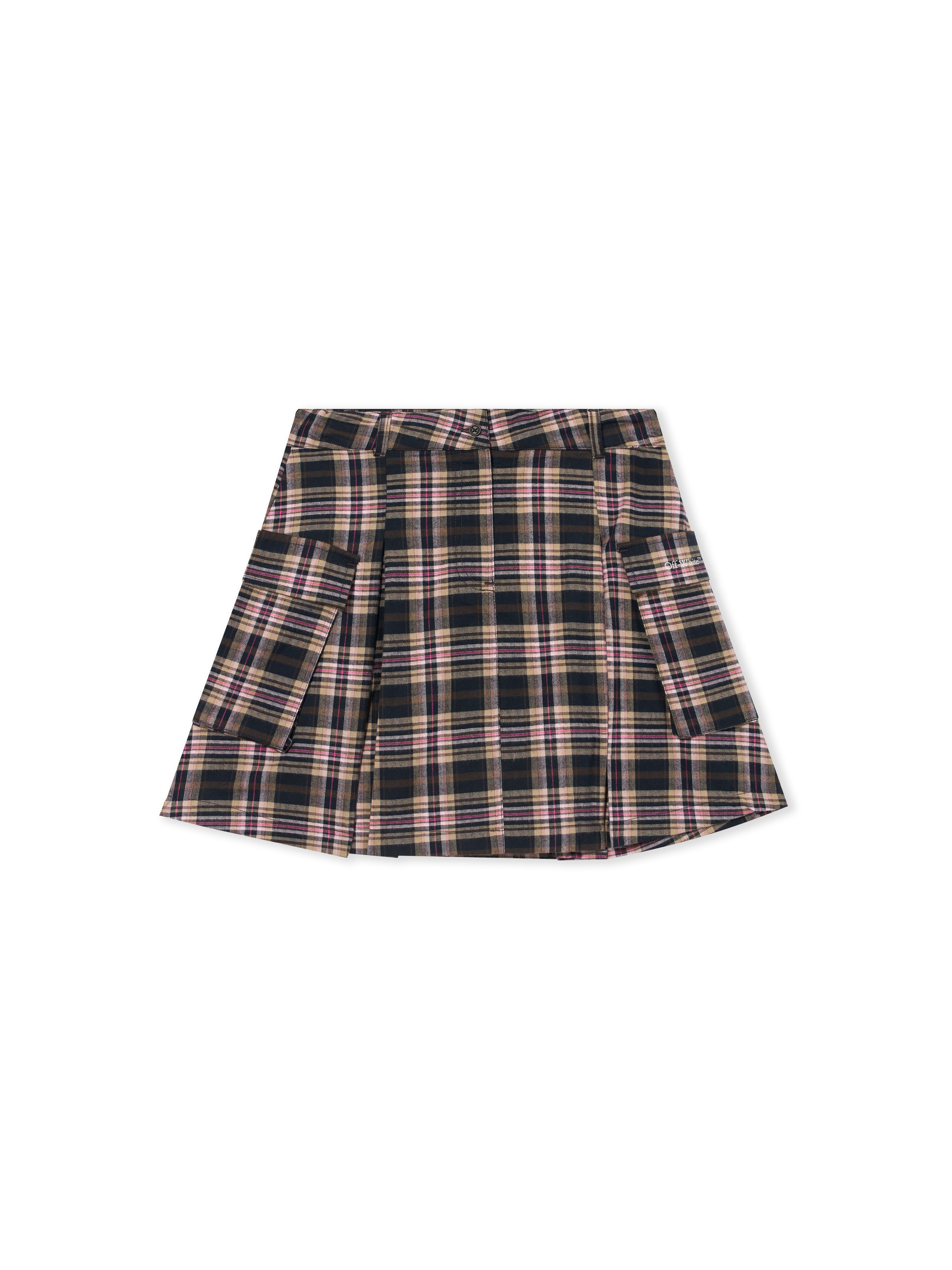 Logo Flannel Skirt OFF WHITE Logo Flannel Skirt BLUSH 44GCY003F26F001