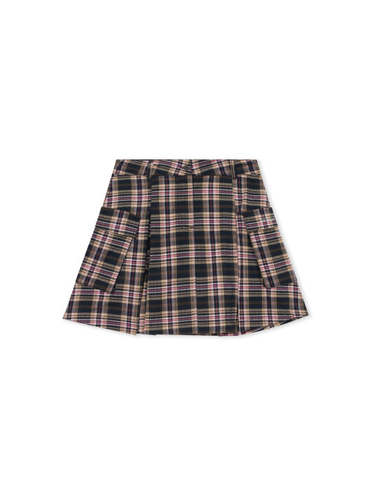 Logo Flannel Skirt OFF WHITE Logo Flannel Skirt BLUSH 44GCY003F26F001