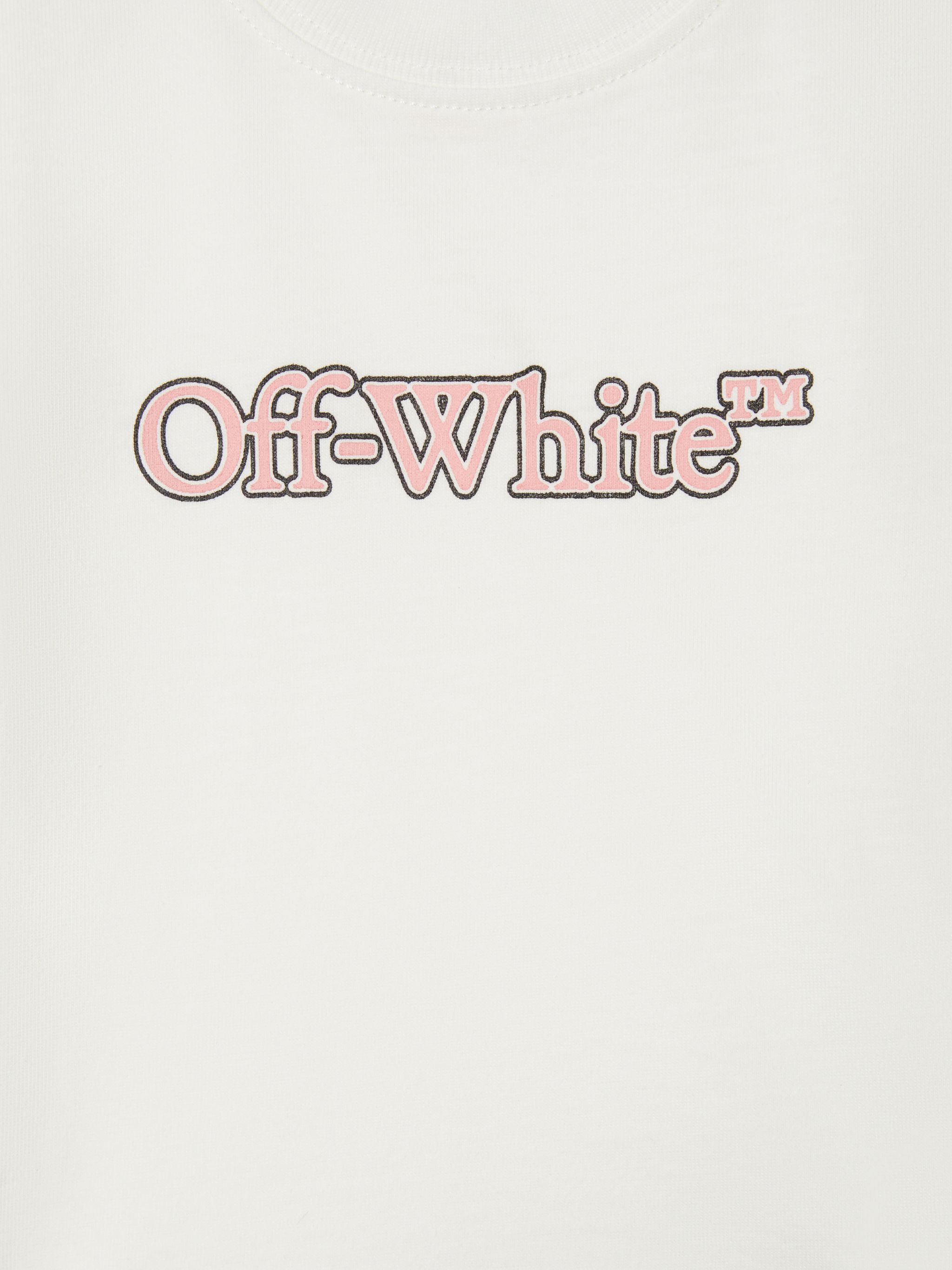 OFF WHITE Big Bookish T-Shirt WHITE OGXB001S25JER001