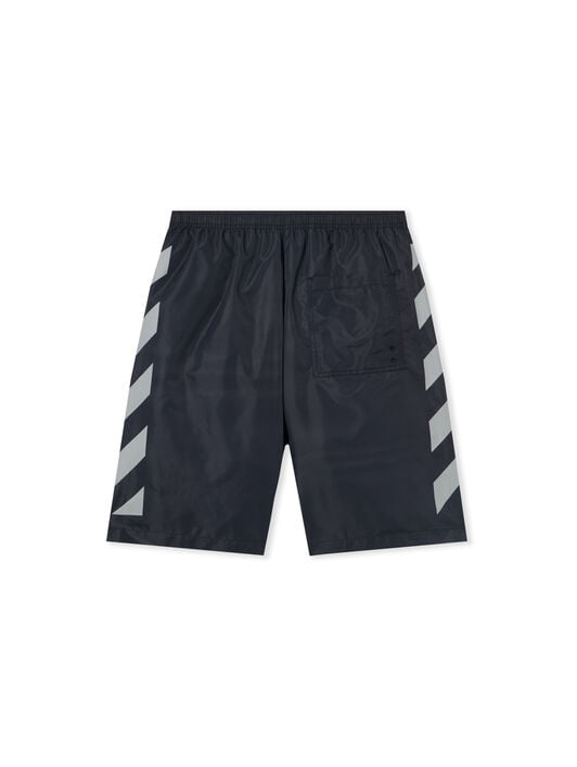Diag Surfer Swimshorts OFF WHITE Diag Surfer Swimshorts BLACK BLACK OMFA010C99FAB001