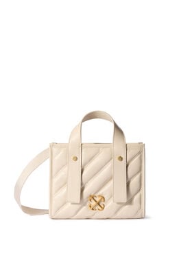 OFF WHITE Quilted Leather Tote Bag DUST - NO COLOR OWNA238C99LEA001