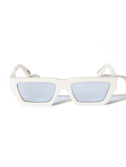 Manchester Blue Lens Sunglasses OFF WHITE Manchester Blue Lens Sunglasses Ivory OW106882454
