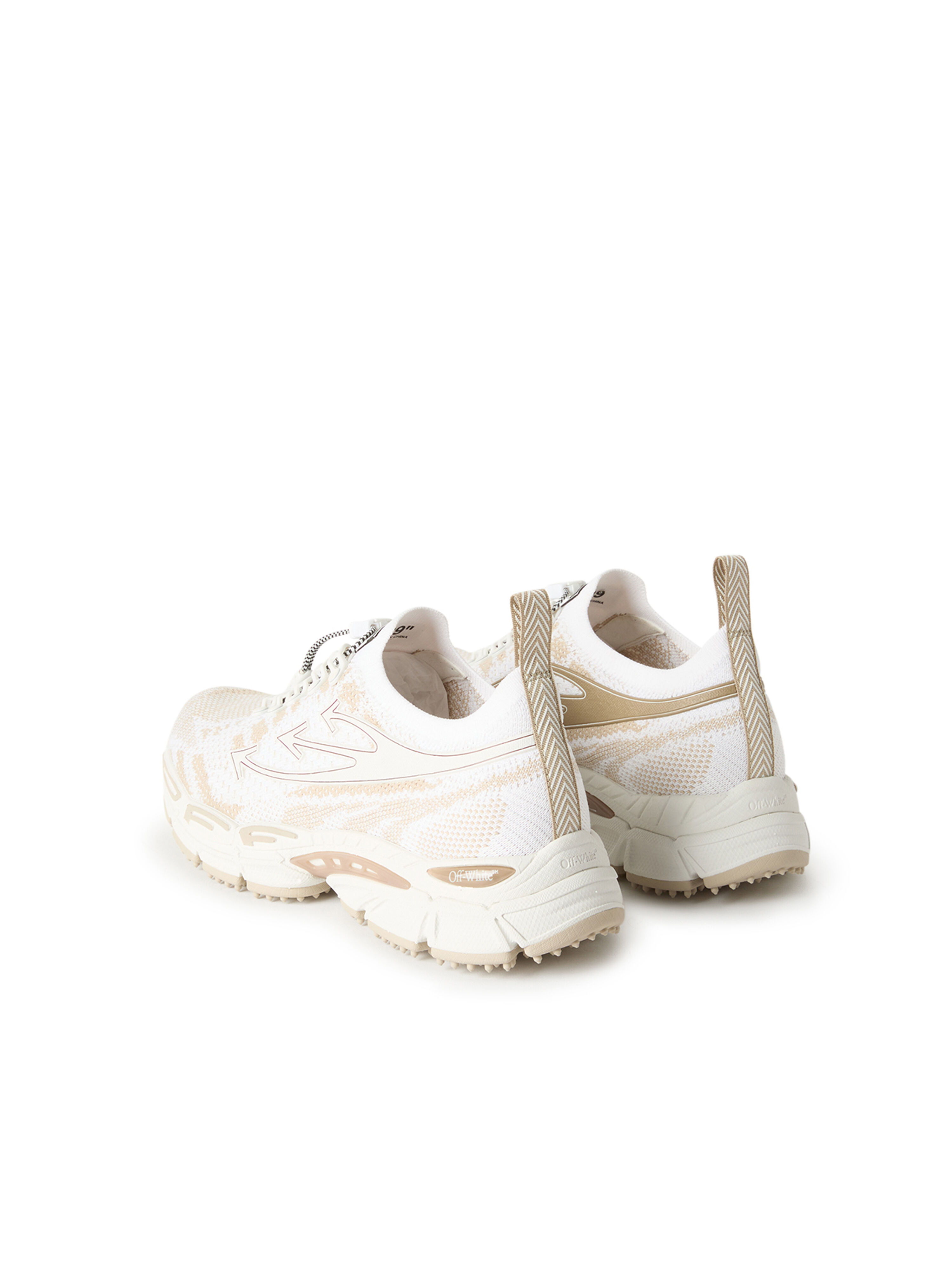 Be Right Back Knit Sneakers OFF WHITE Be Right Back Knit Sneakers WHITE/BRONZE OF05756210