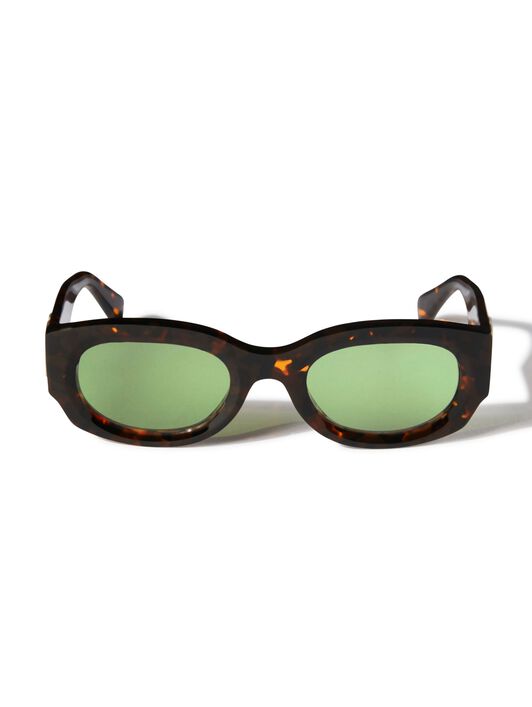 OFF WHITE Occhiali Da Sole Palmer Marrone Havana/Verde MARRONE OERI14ES25PLA001