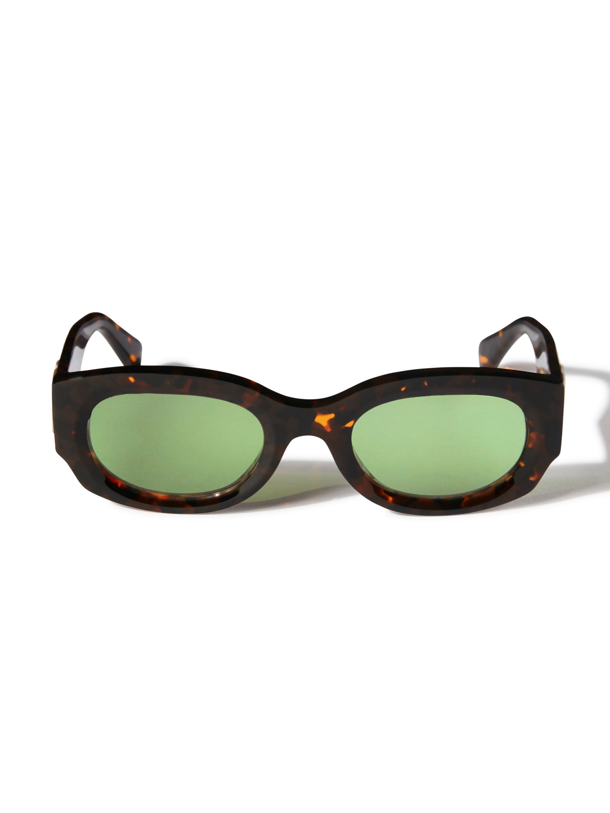 OFF WHITE Occhiali Da Sole Palmer Marrone Havana/Verde MARRONE OERI14ES25PLA001