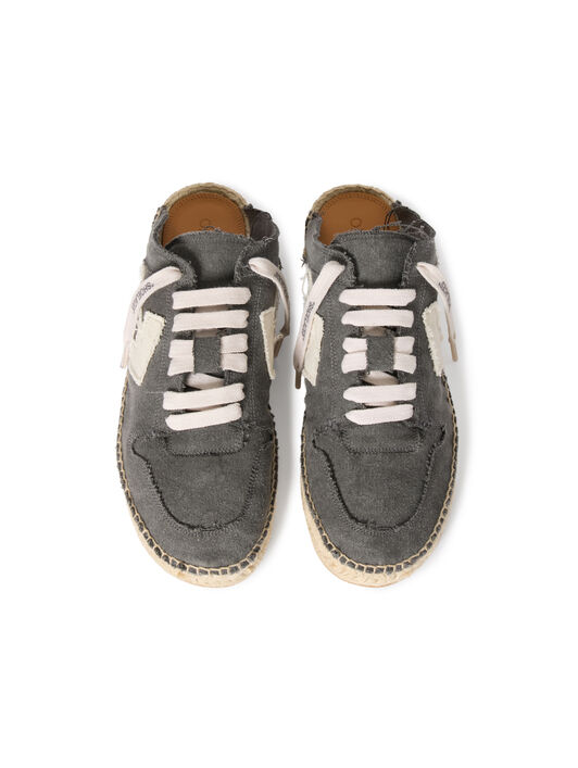 OFF WHITE Arrow Espadrillas BLACK/WHITE OMIB00AS26FAB001