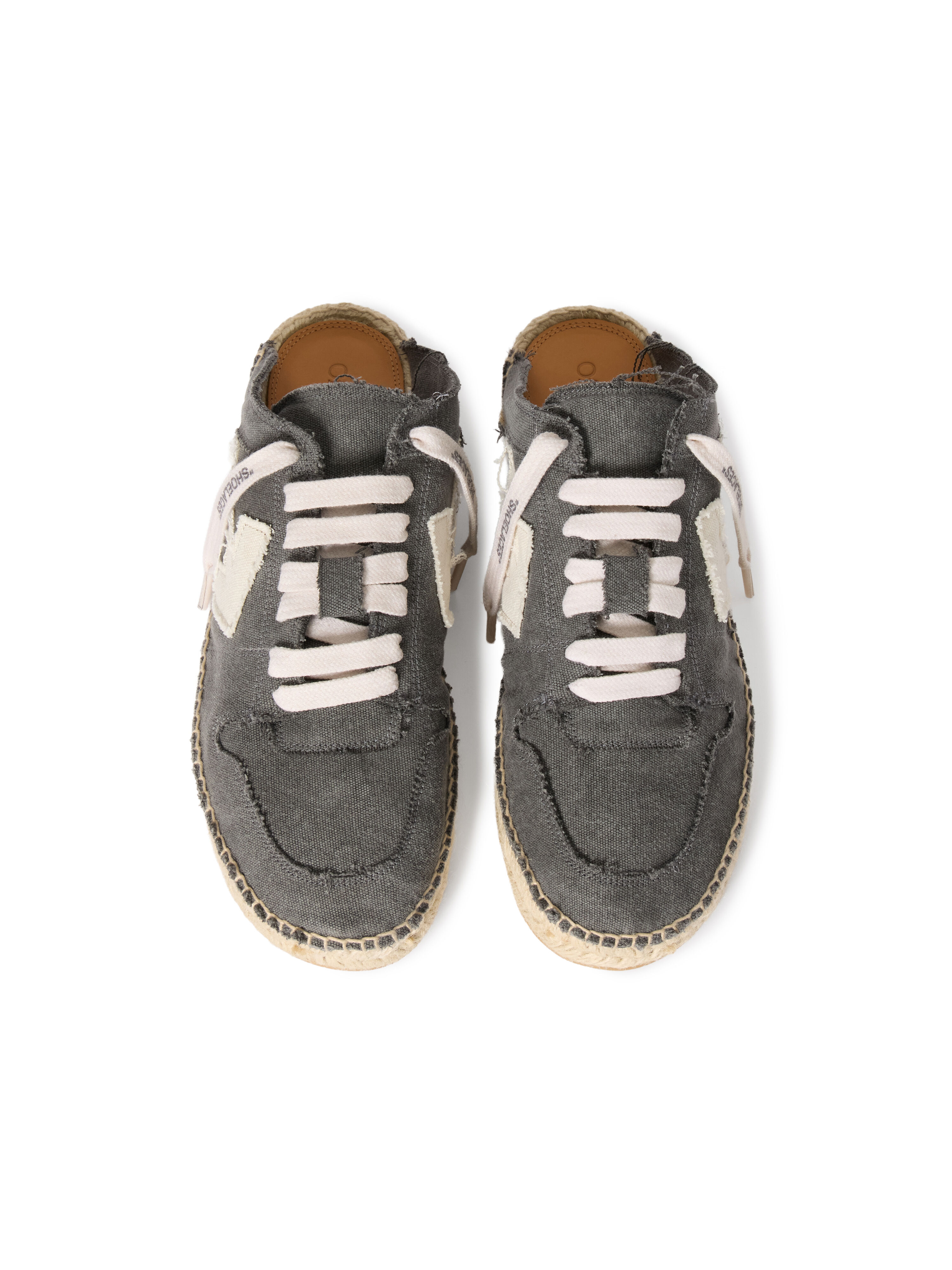 OFF WHITE Arrow Espadrillas BLACK/WHITE OMIB00AS26FAB001