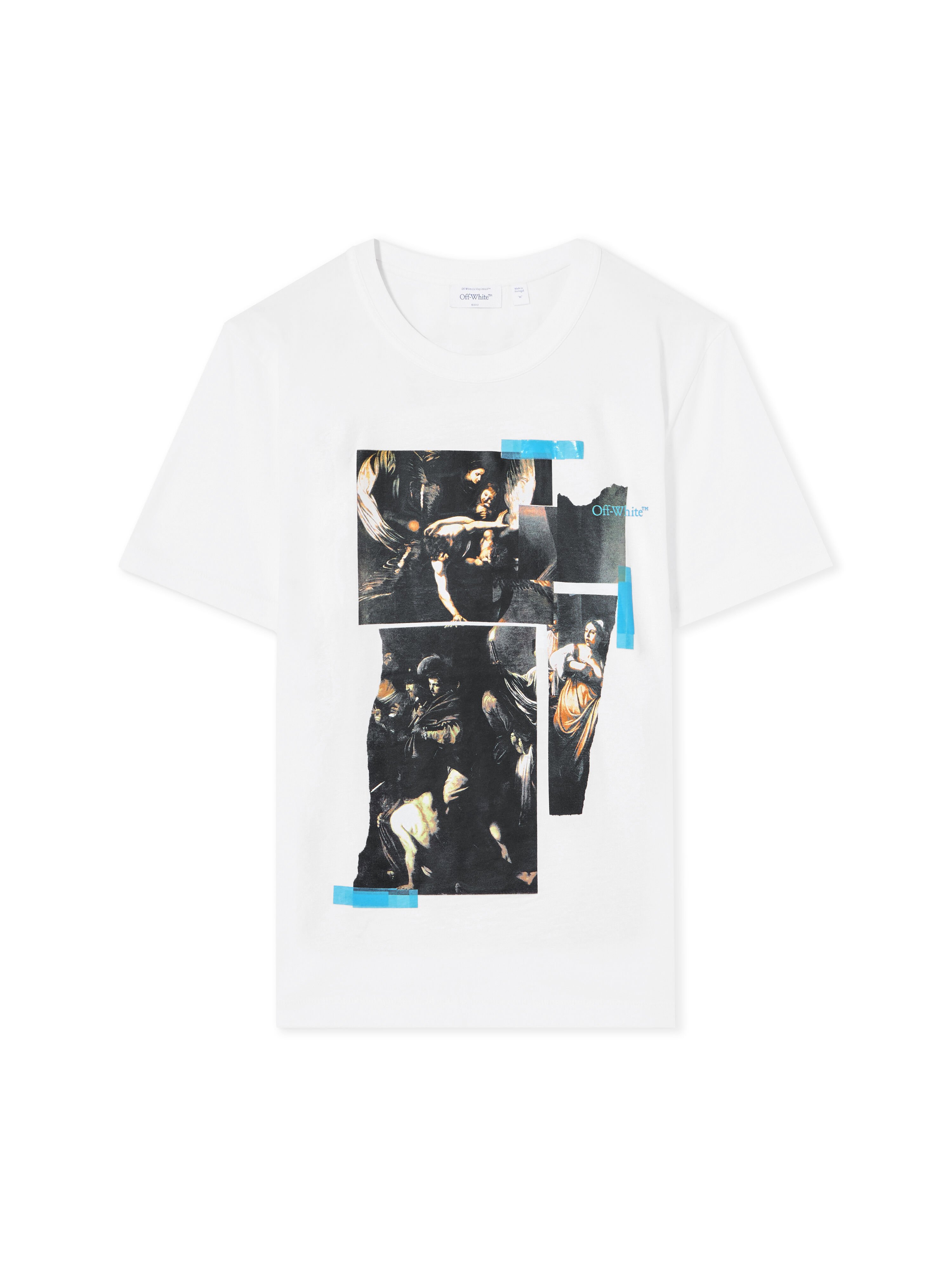Tape Mercy Regular T-Shirt OFF WHITE Tape Mercy Regular T-Shirt WHITE 44MAA16MF26J00I