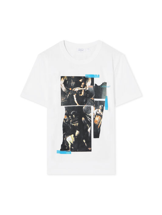 Tape Mercy Regular T-Shirt OFF WHITE Tape Mercy Regular T-Shirt WHITE 44MAA16MF26J00I
