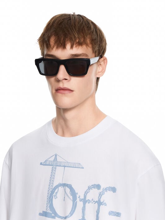City Nature Skate Short Sleeve T-Shirt OFF WHITE City Nature Skate Short Sleeve T-Shirt WHITE 44MAA120F26J00N