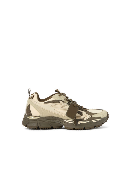 OFF WHITE Be Right Back Sneakers FOREST GREEN - SAND OMIA295F25LEA001