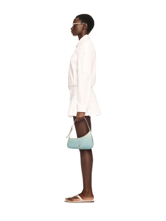 OFF WHITE Jitney Shoulder Denim Leather Light Blue BLUE OWNN18AS25LEA001
