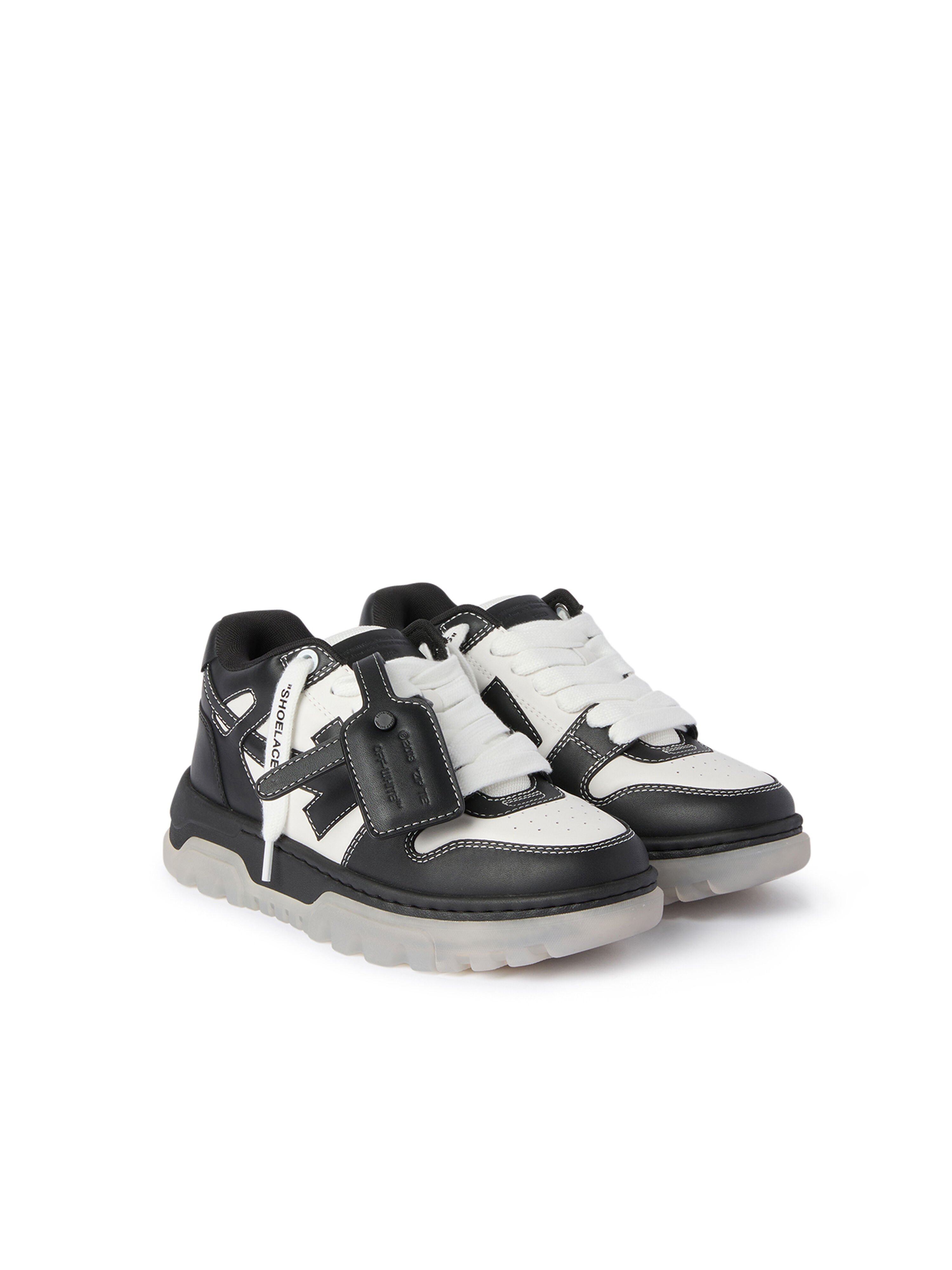 OFF WHITE Out Of Office Chunky Varsity Sneakers WHITE/BLACK OF05742001