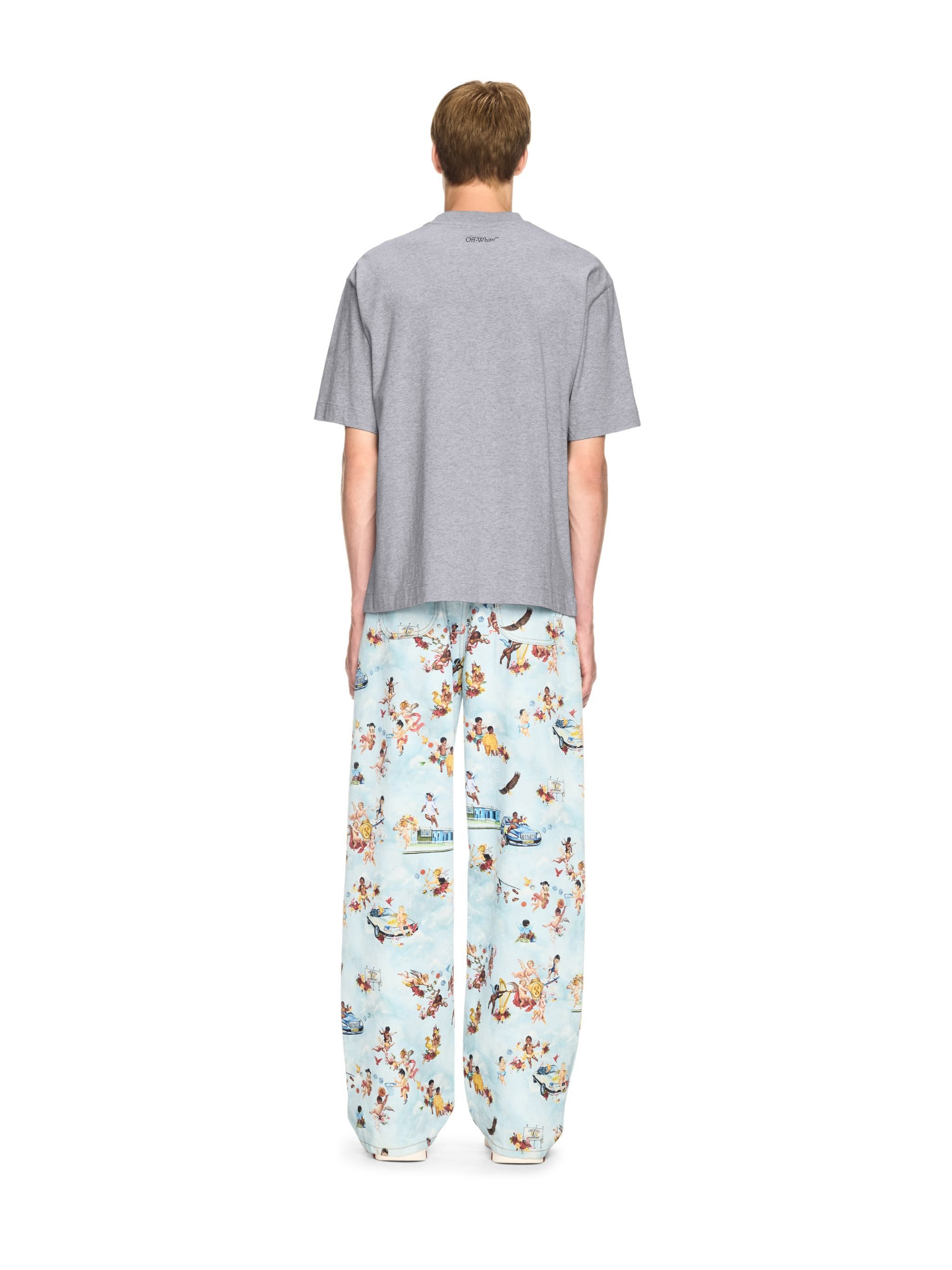 OFF WHITE Gray Fresco T-Shirt GREY OMAA120S25JER002