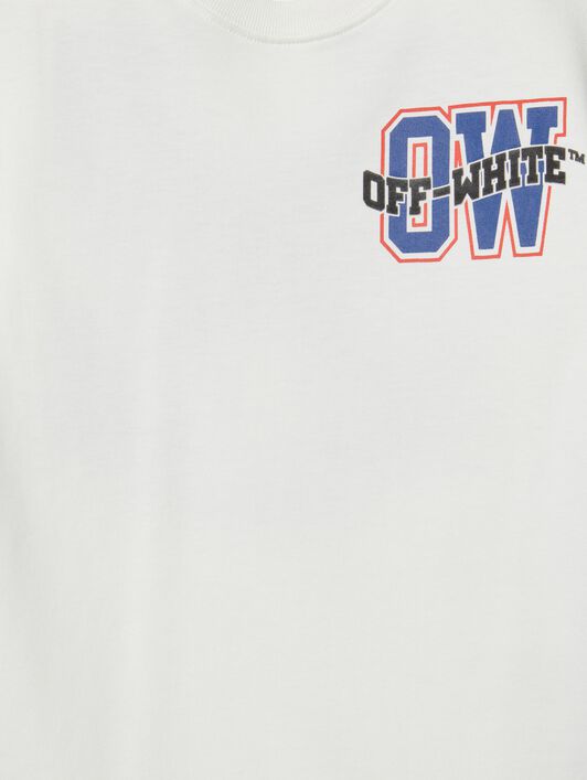 OFF WHITE Varsity Arrow T-Shirt WHITE OBAA002S25JER00B