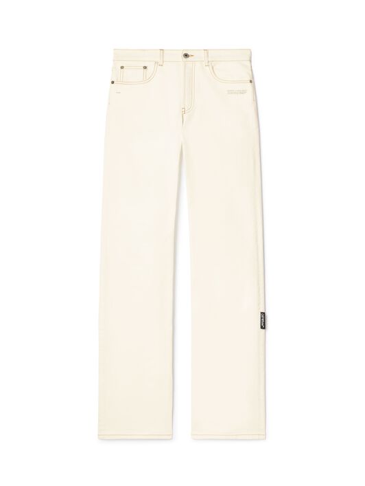 OFF WHITE Denim Susy 5Pkt Pants NEUTRALS OWYA069S25DEN002