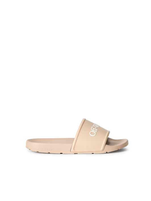 OFF WHITE Sandali Slider Bookish SESAME - WHITE OMIU002S26MAT002