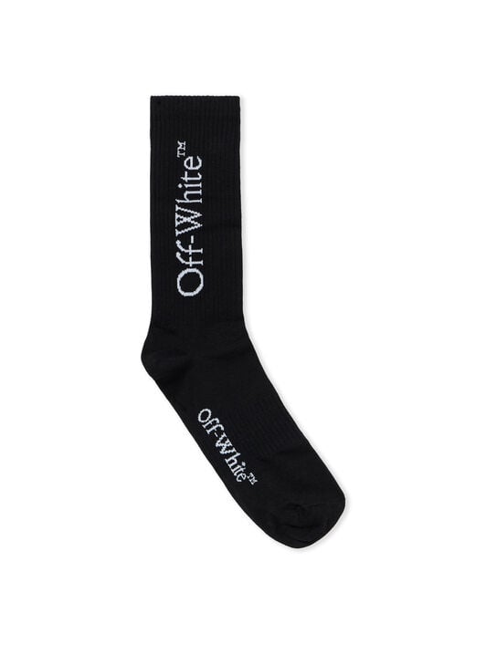 OFF WHITE Triple Arrow Long Socks BLACK - WHITE OMRA08JC99KNI002