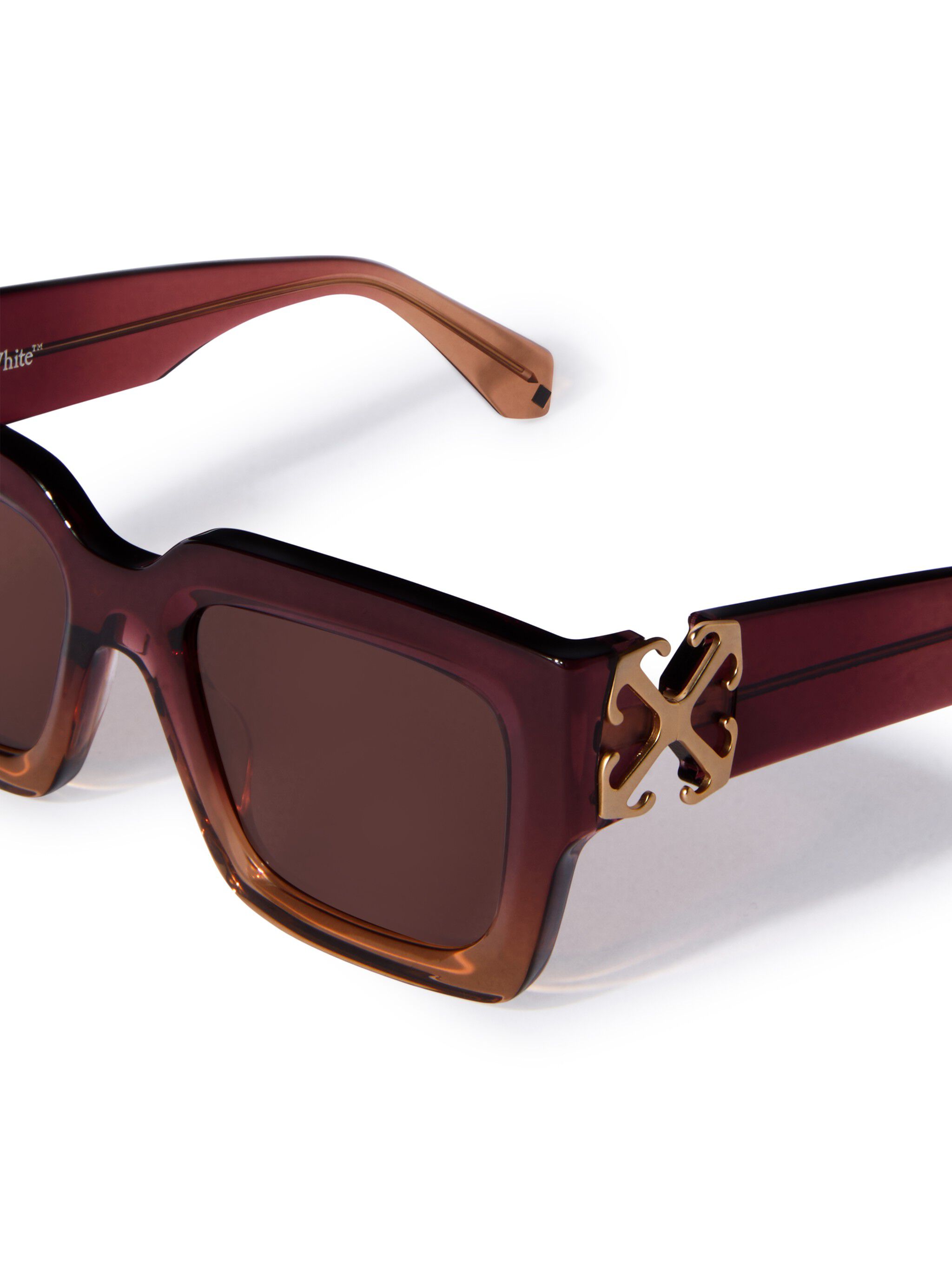 OFF WHITE Mystic Sunglasses Gradient Burgundy/Nude BURGUNDY OERI14DS25PLA002