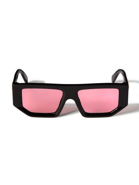 OFF WHITE Schwarz/Burgunderrote Vancouver Sonnenbrille SCHWARZ OERI13FC99PLA001