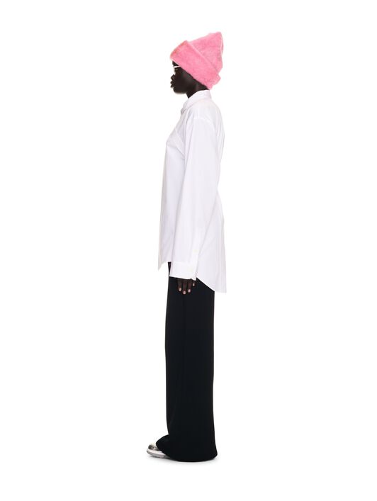 OFF WHITE Poplin Cross Over Shir WHITE OWGE017F24FAB001