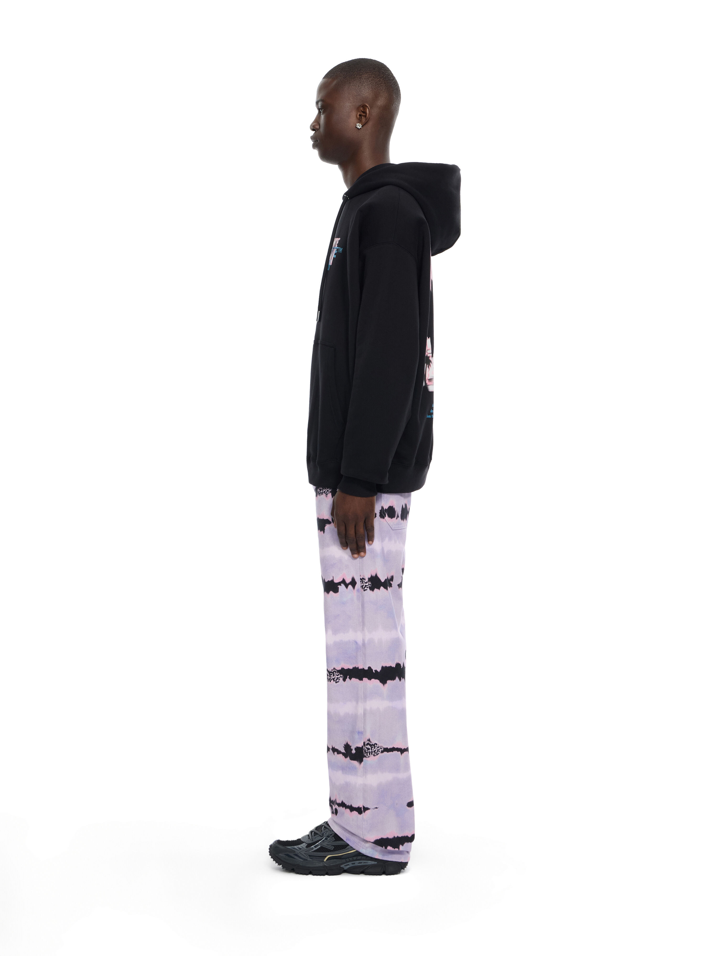 OFF WHITE Miami City Garments Skate Hoodie BLACK 44MBB085S26F01I