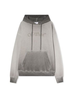 OFF WHITE Laundry Skate Hoodie DEGRADÉ BLACK - DEGRADÉ BLACK OMBB085F25FLE00V