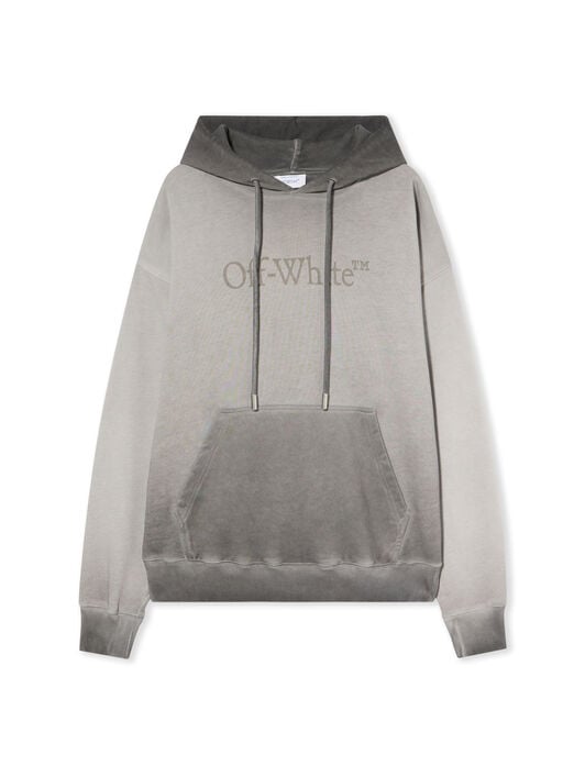 OFF WHITE Laundry Skate Hoodie DEGRADÉ BLACK - DEGRADÉ BLACK OMBB085F25FLE00V