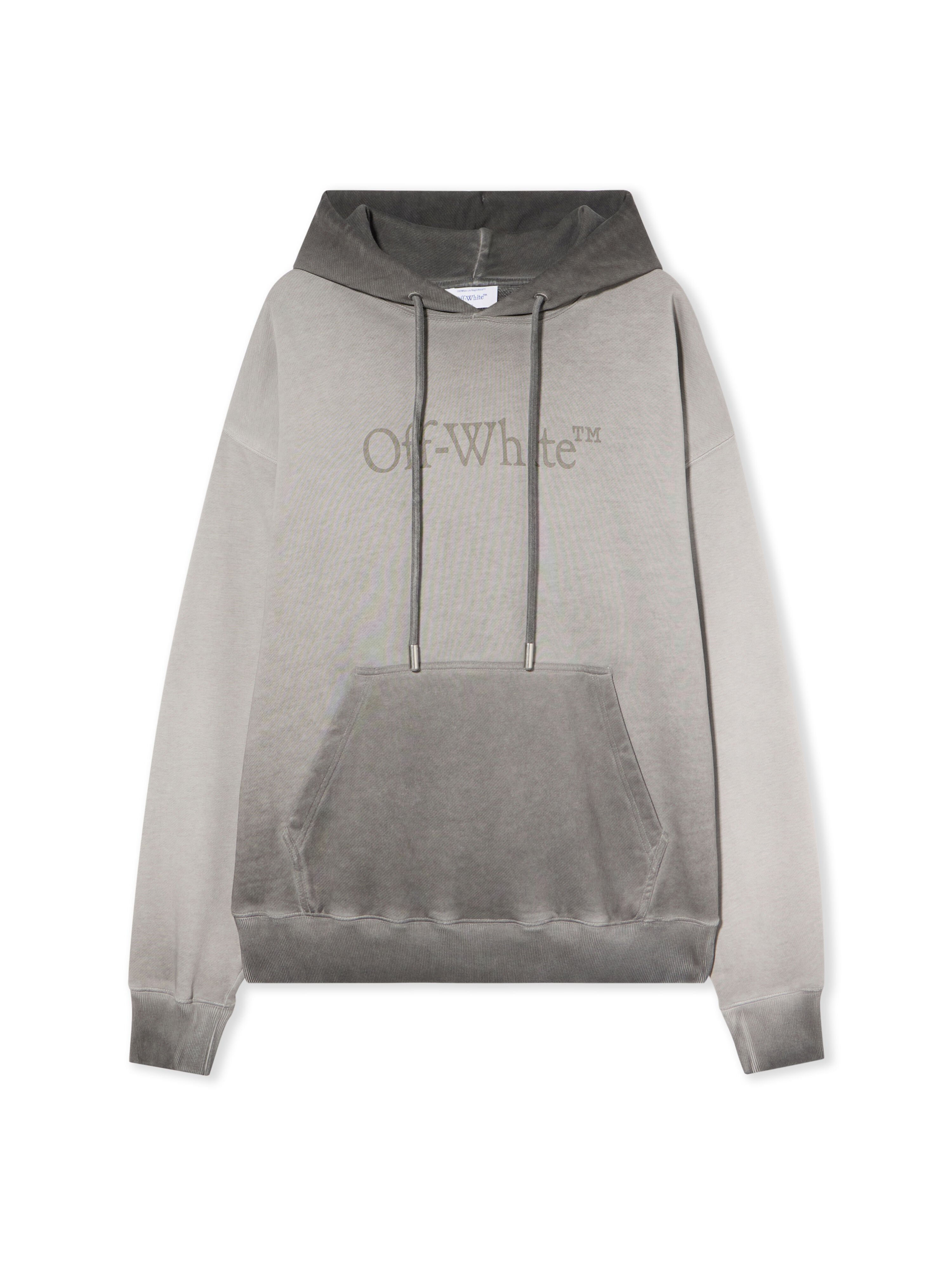 OFF WHITE Laundry Skate Hoodie DEGRADÉ BLACK - DEGRADÉ BLACK OMBB085F25FLE00V