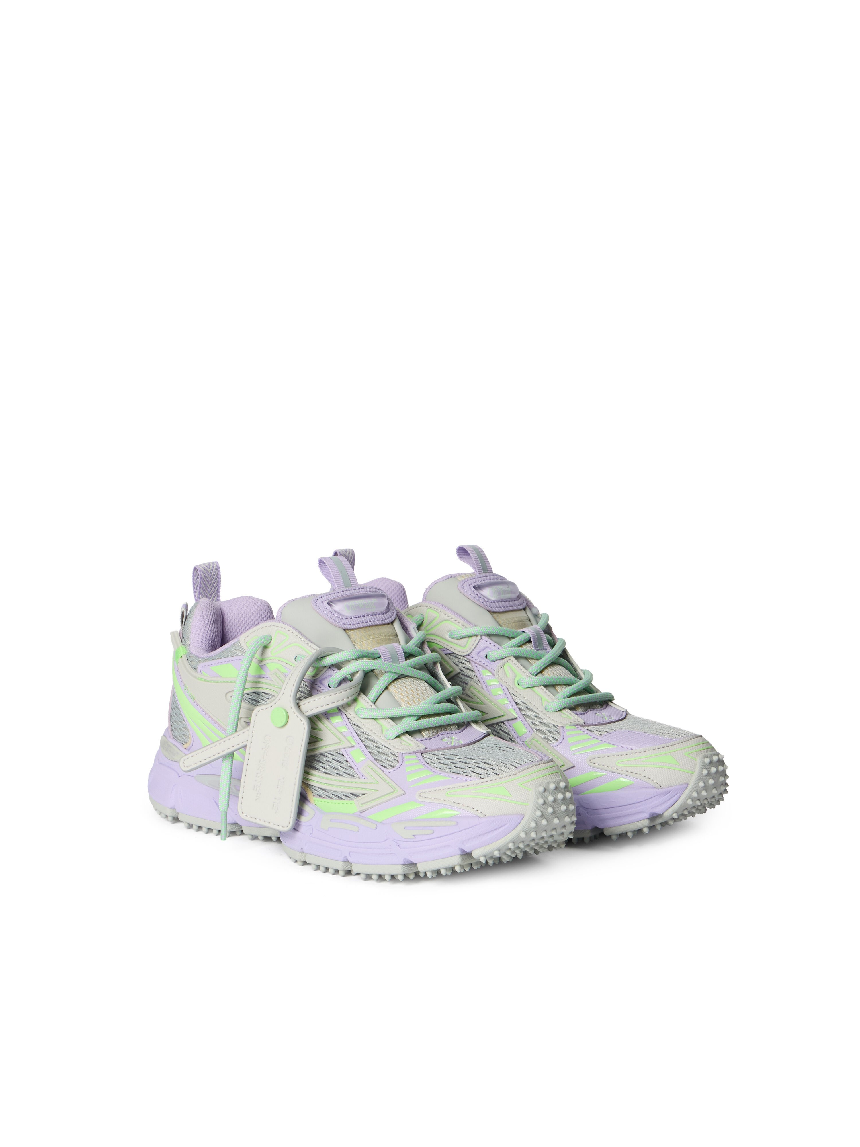 OFF WHITE Be Right Back Sneakers GREY - LAVANDER OWIA289F25FAB001