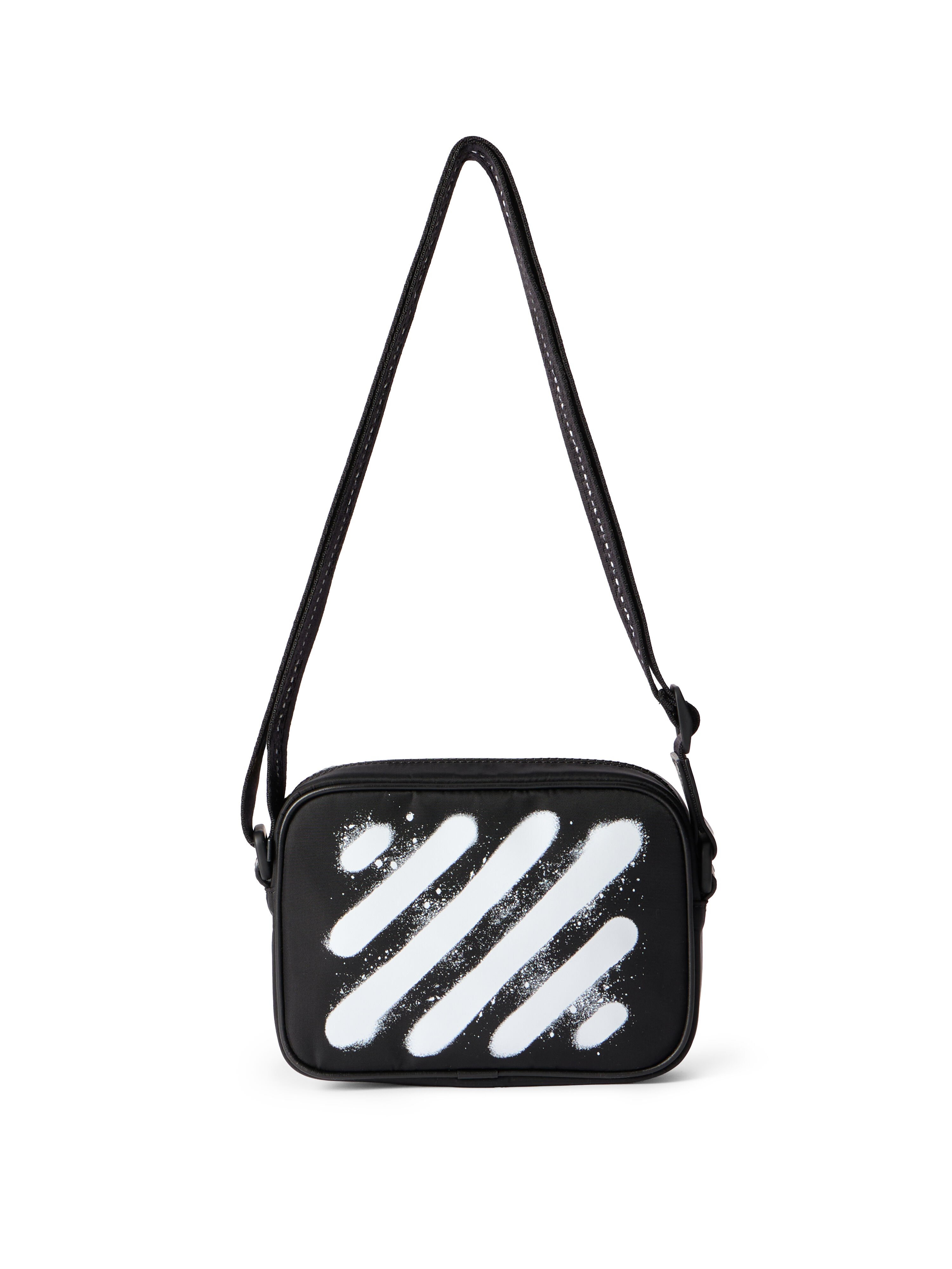 Diagonal Spray Camera Bag OFF WHITE Diagonal Spray Camera Bag BLACK - WHITE OMNQ099F25FAB001