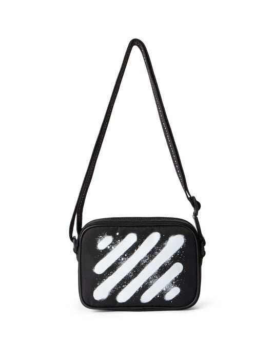 Diagonal Spray Camera Bag OFF WHITE Diagonal Spray Camera Bag BLACK - WHITE OMNQ099F25FAB001