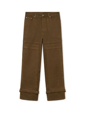 OFF WHITE Gothic Ow Gd Drill Relax Carp VINTAGE BEECH OMCE044F25FAB001