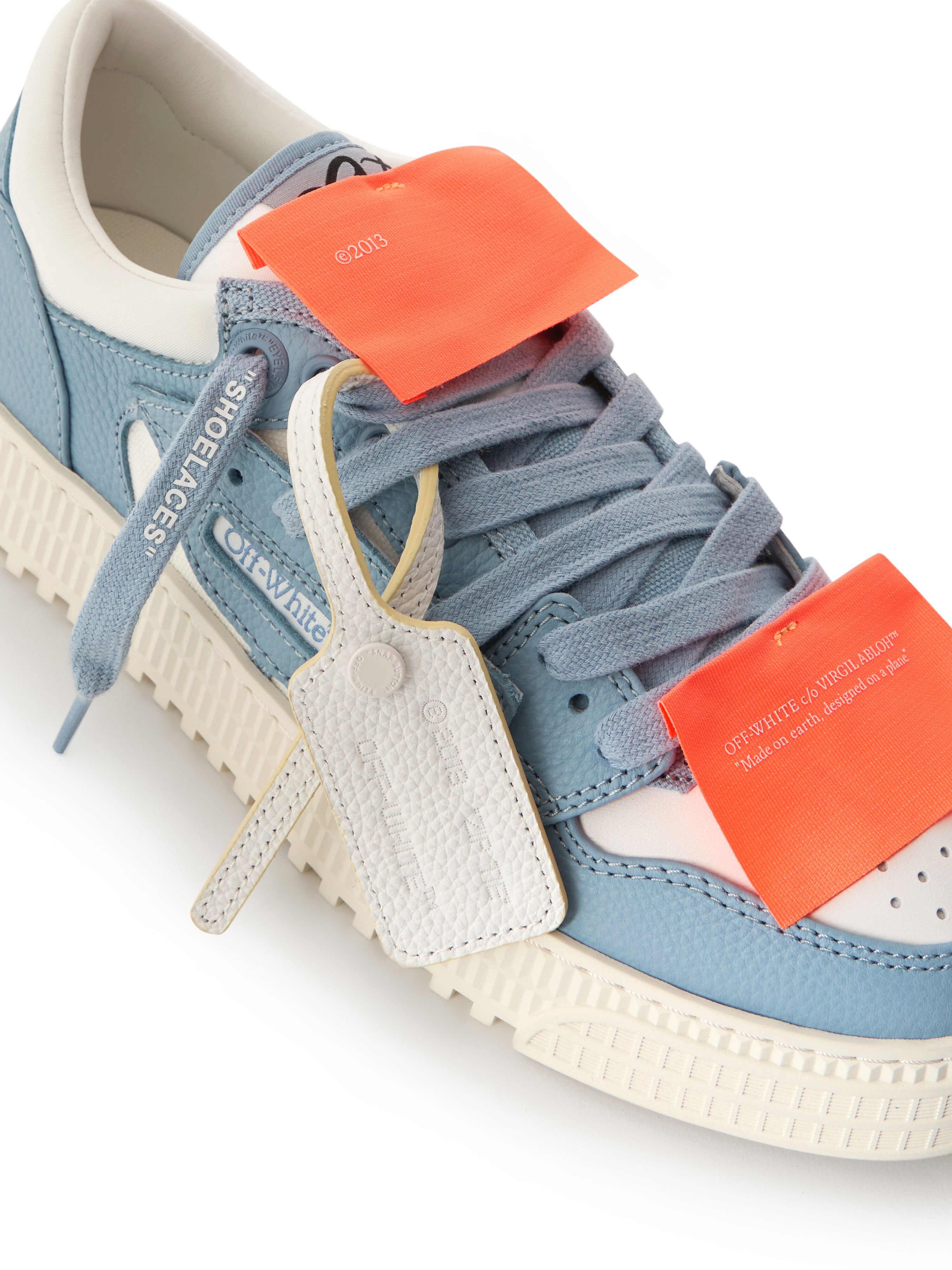 OFF WHITE Low Top 3.0 Off Court Sneakers WHITE - VINTAGE BLUE OWIA28ES26LEA001