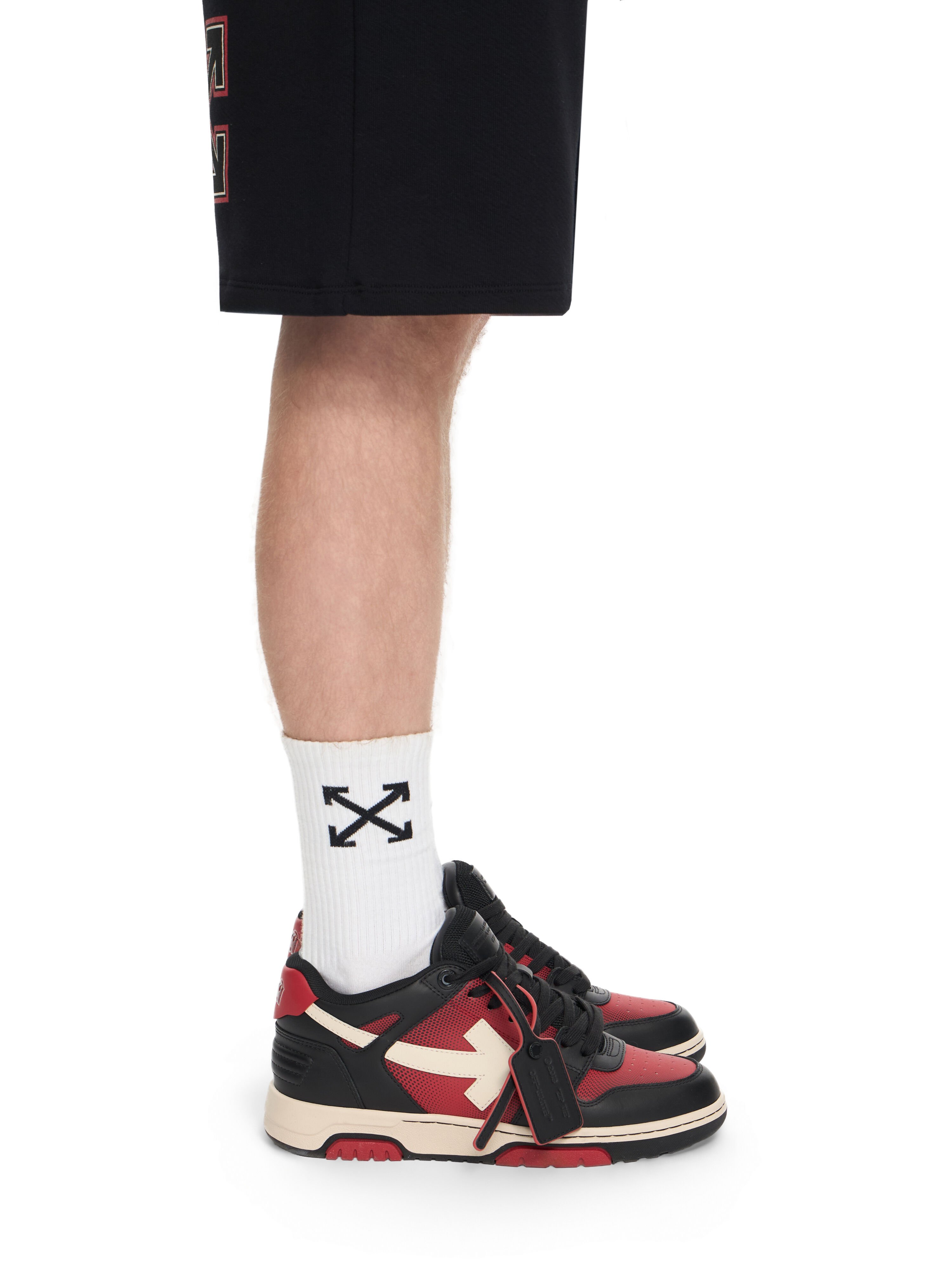 OFF WHITE Off-White™ c/o AC Milan Out Of Office Sneakers BLACK/WHITE OMIA189G25LEA001