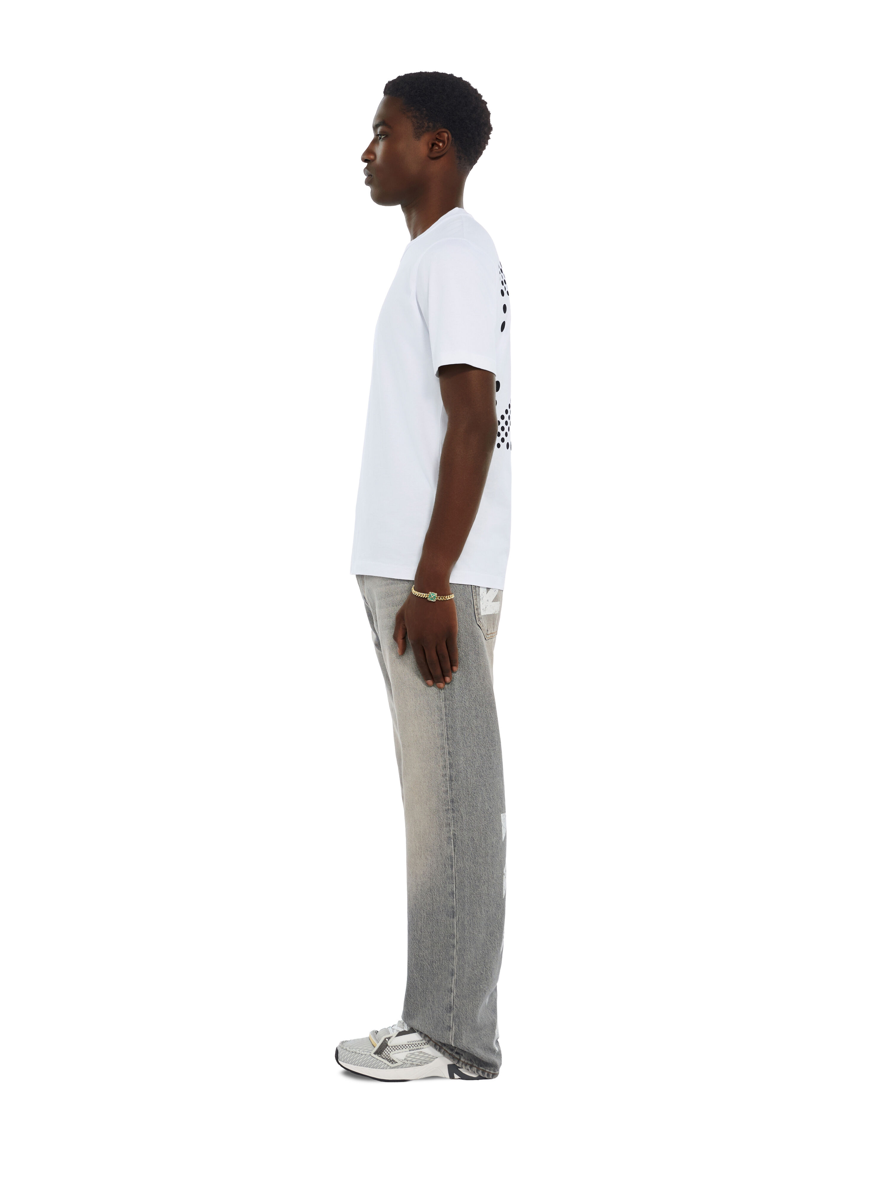 Dotted Arrow Regular T-Shirt OFF WHITE Dotted Arrow Regular T-Shirt WHITE 44MAA16MG26J003