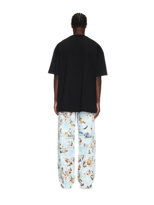 OFF WHITE Fresco Star Over S/S Tee Black - Light Y BLACK OMAA161S25JER001