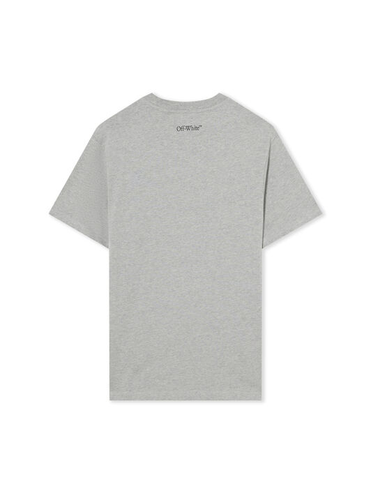 OFF WHITE Single Arrow Slim T-Shirt HEATHER GREY 44MAA027G5J00G