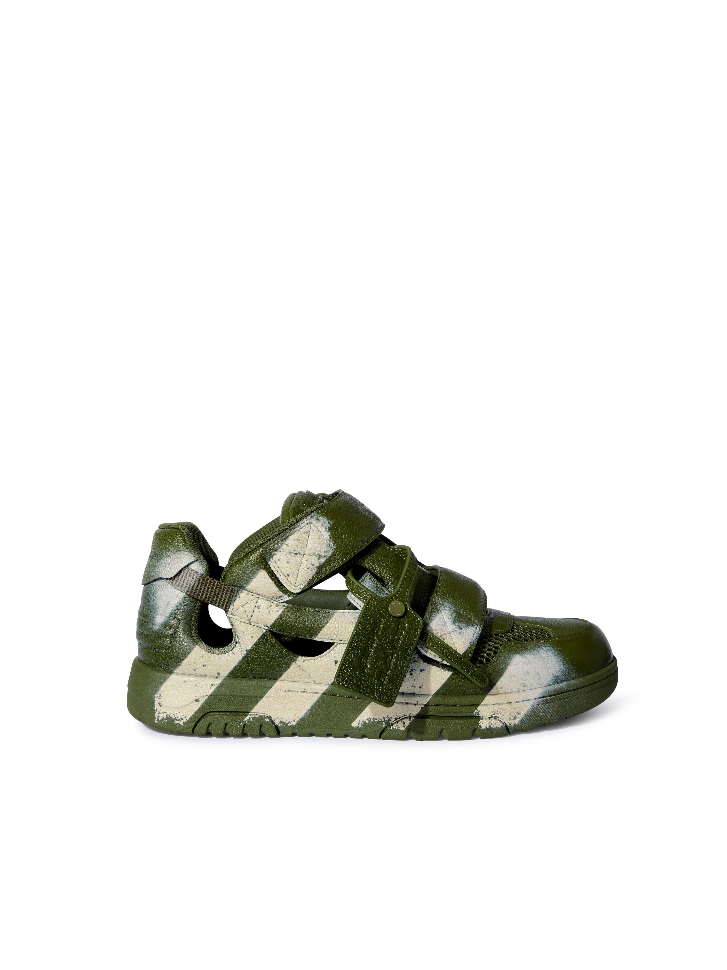 OFF WHITE Green Out Of Office Sandals GREEN OMIA29SZ25LEA001