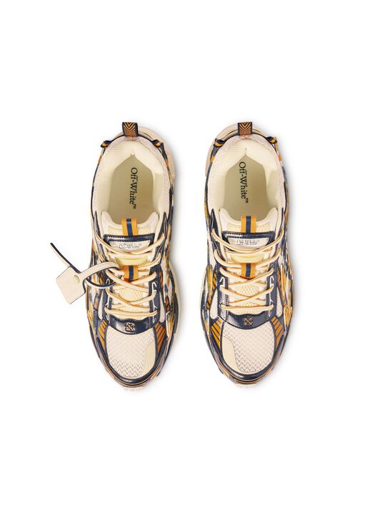 OFF WHITE Sneakers Be Right Back Argento/Pesca ARANCIONE OMIA295S25FAB004