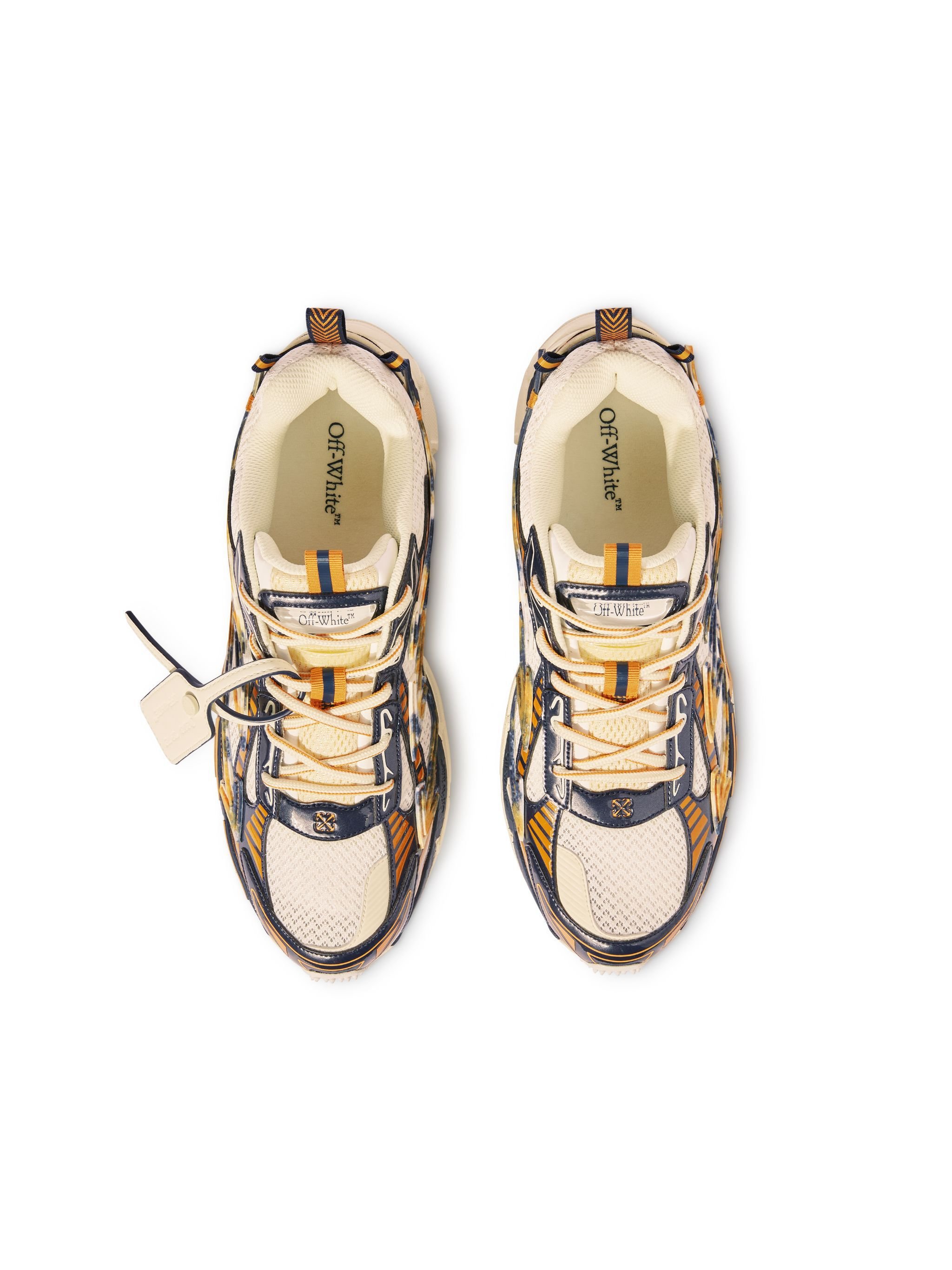 OFF WHITE Sneakers Be Right Back Argento/Pesca ARANCIONE OMIA295S25FAB004